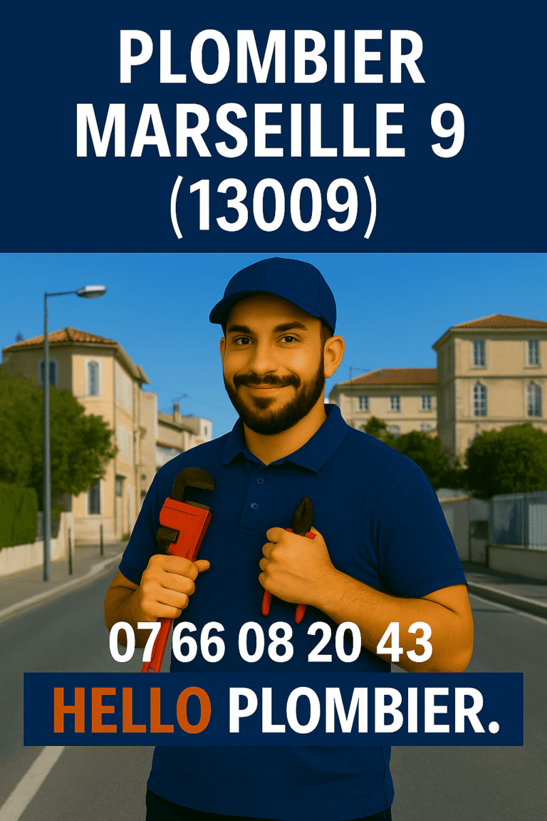 Plombier Marseille 9 à Mazargues – dépannage urgent et rapide dans le 13009